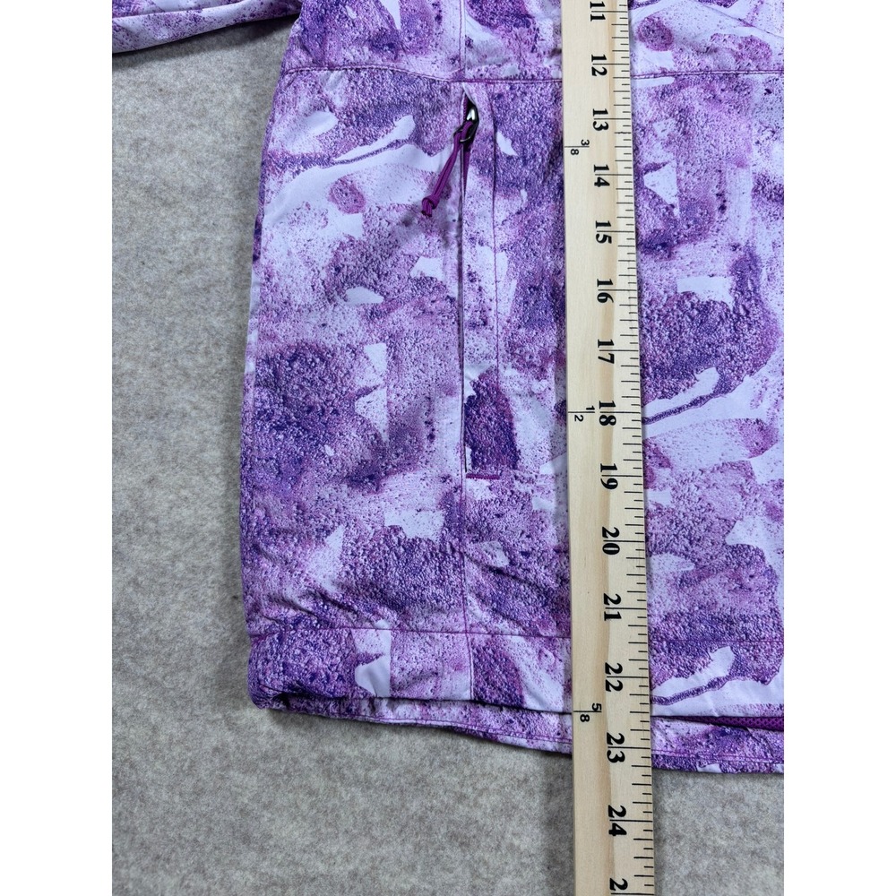 NEW The North Face Hydrenaline WindWall Pullover Jacket Purple Abstract Small - Picture 8 of 8